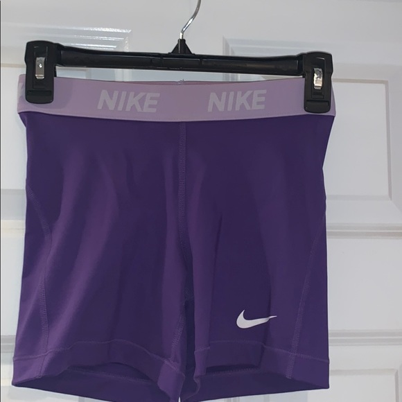 purple nike bike shorts